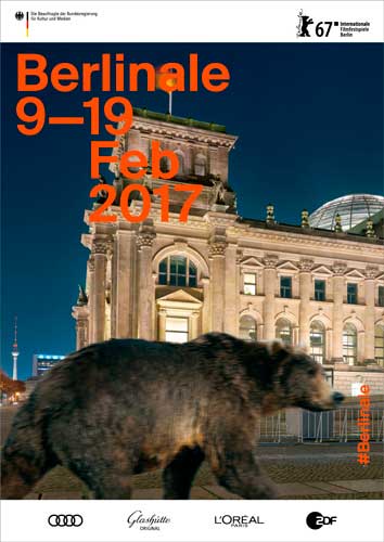 Uno dei poster della Berlinale 2017 - Velvet Creative Office © Internationale Filmfestspiele Berlin