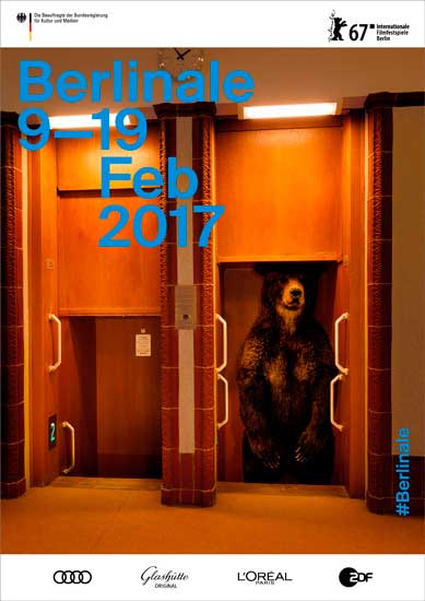 Uno dei poster ufficiali della Berlinale 2017 – Velvet Creative Office © Internationale Filmfestspiele Berlin