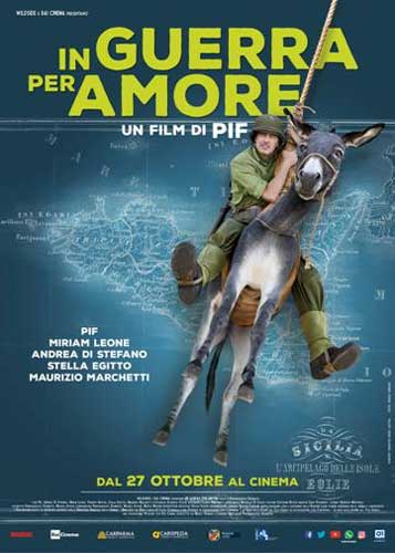 la locandina del film In guerra per amore