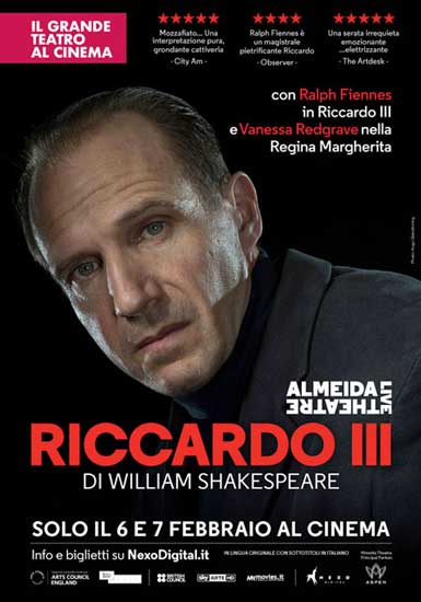 Il poster del Riccardo III al cinema Il poster del Riccardo III al cinema