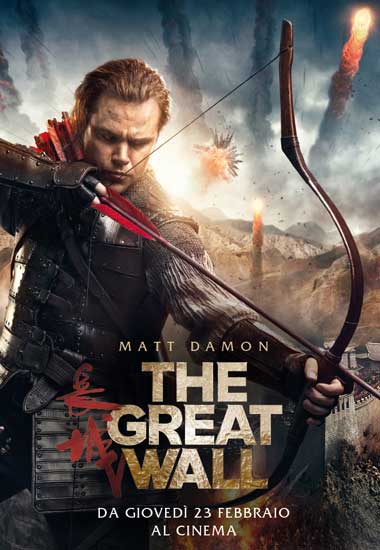 Il poster italiano di The Great Wall