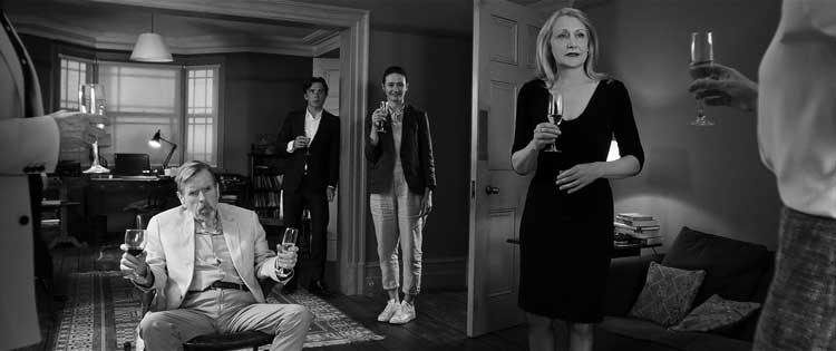Timothy Spall, Cillian Murphy, Emily Mortimer e Patricia Clarkson in The Party © Adventure Pictures Limited 2017 The Party (c) Adventure Pictures Limited 2017