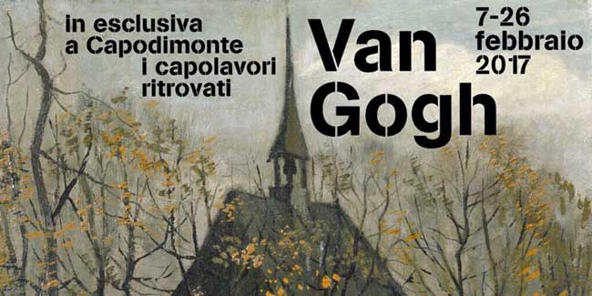 Il manifesto della mostra dedicata a Van Gogh a Capodimonte