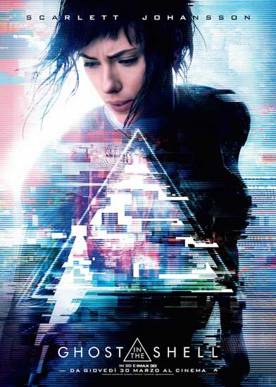 Il poster italiano del film Ghost in the Shell