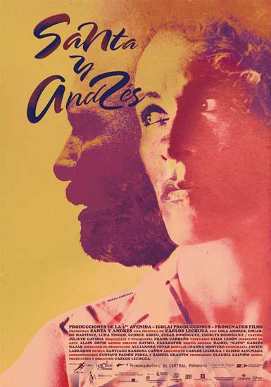 La locandina del film Santa y Andrés