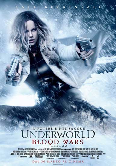 Il poster italiano del film UNDERWORLD: BLOOD WARS Il poster italiano del film UNDERWORLD: BLOOD WARS