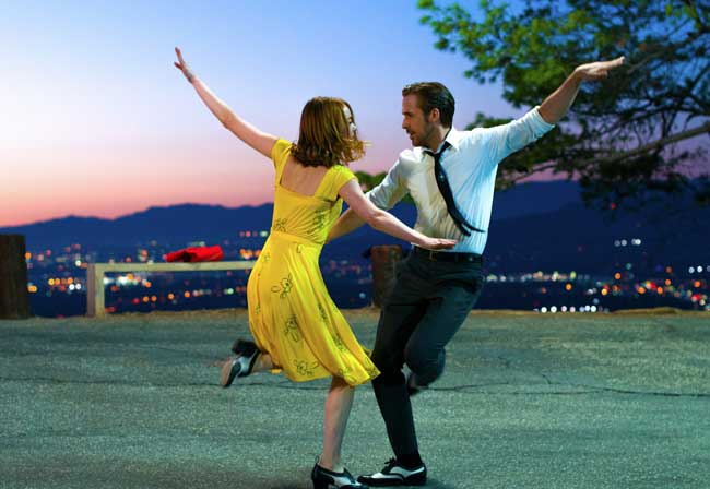 Emma Stone e Ryan Gosling nel film La La Land - Photo: courtesy of 01 Distribution Emma Stone e Ryan Gosling nel film La La Land - Photo: courtesy of 01 Distribution