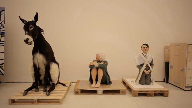 Un'immagine di Maurizio Cattelan Be Right Back - Photo: courtesy of Nexo Digital