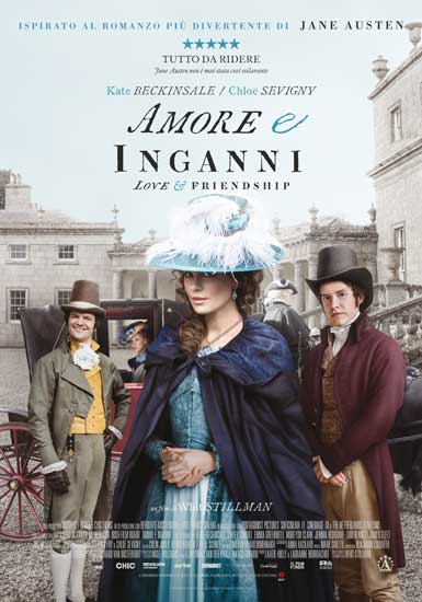 Il poster italiano del film Amore e inganni