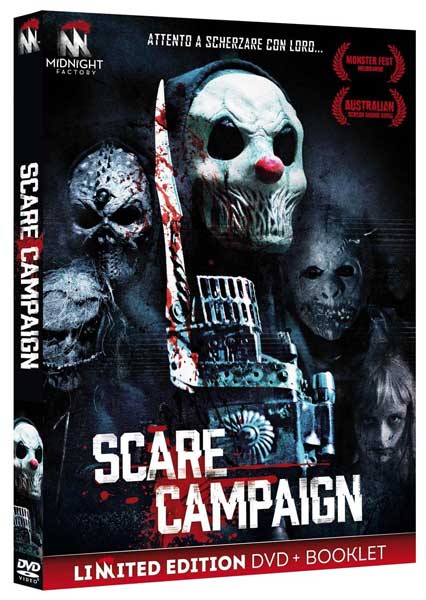 La cover del DVD del film Scare Campaign