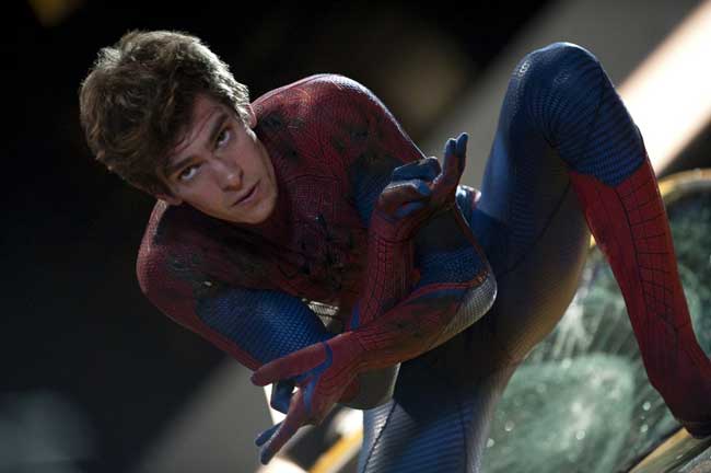 Andrew Garfield in The Amazing Spider-Man © 2012 Sony Pictures. All rights reserved. Andrew Garfield nel film The Amazing Spider-Man © 2012 - Sony Pictures. All rights reserved.
