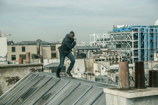 Idris Elba in una scena del film Bastille Day - Photo: Eagle Pictures Idris Elba in una scena del film Bastille Day - Photo: Eagle Pictures