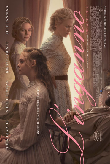 Il poster italiano del film L’Inganno (The Beguiled) Il poster italiano del film L’Inganno (The Beguiled)
