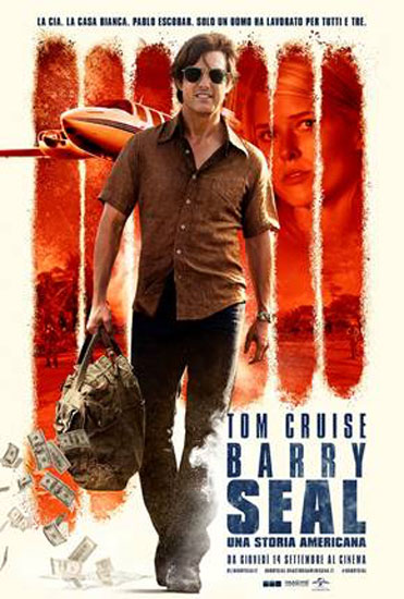 il poster italiano del film Barry Seal