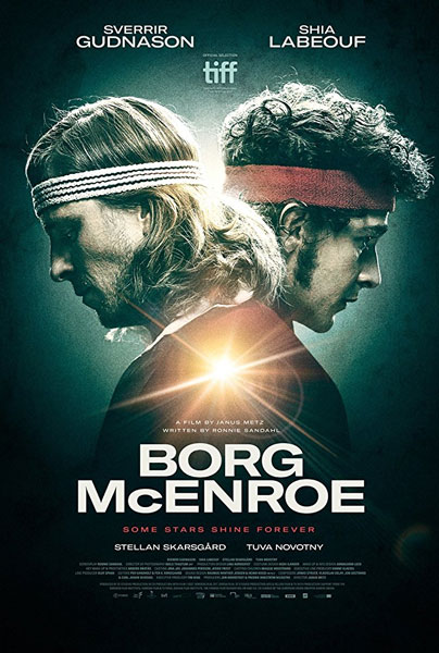 il poster internazionale del film Borg/McEnroe il poster internazionale del film Borg/McEnroe