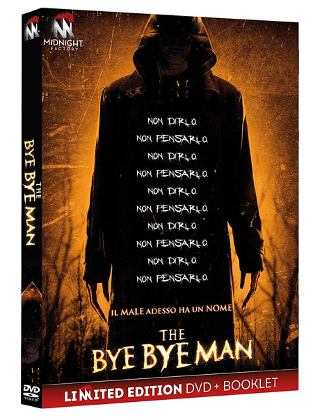 la cover del DVD del film The Bye Bye Man la cover del DVD del film The Bye Bye Man
