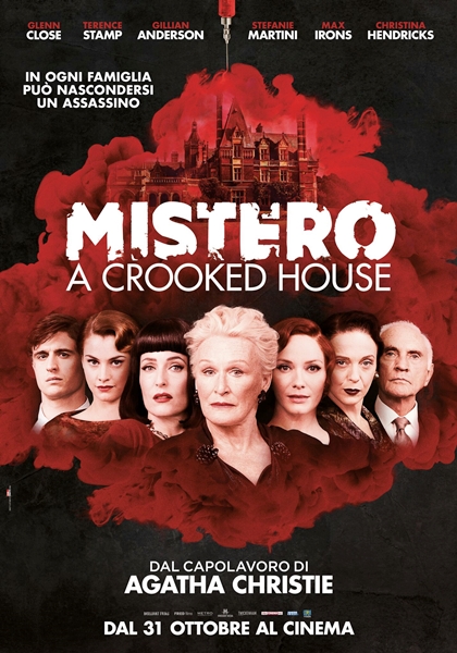 Poster del film Mistero a Crooked House - Courtesy of Videa Poster del film Mistero a Crooked House - Courtesy of Videa