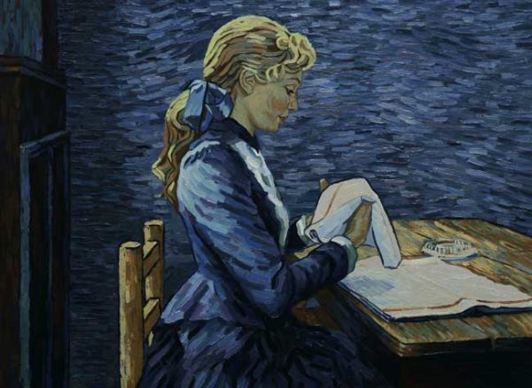 Loving Vincent - Adeline Ravoux (Eleanor-Tomlinson) folding napkins at the Ravoux Inn