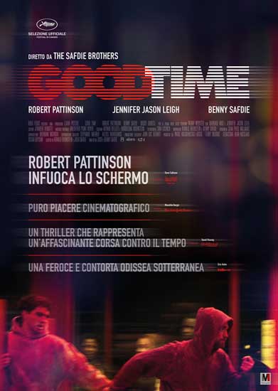 il poster italiano del film Good Time il poster italiano del film Good Time