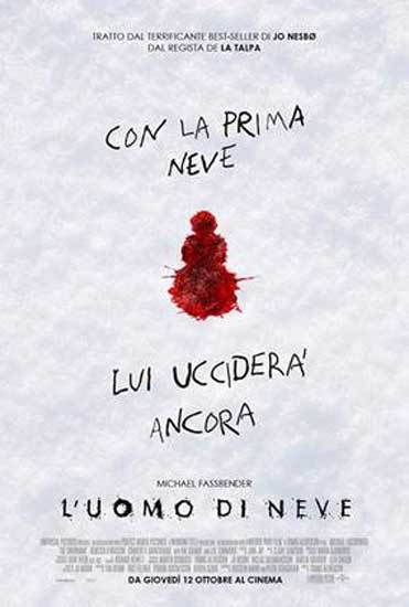 il poster italiano del film L’Uomo di Neve