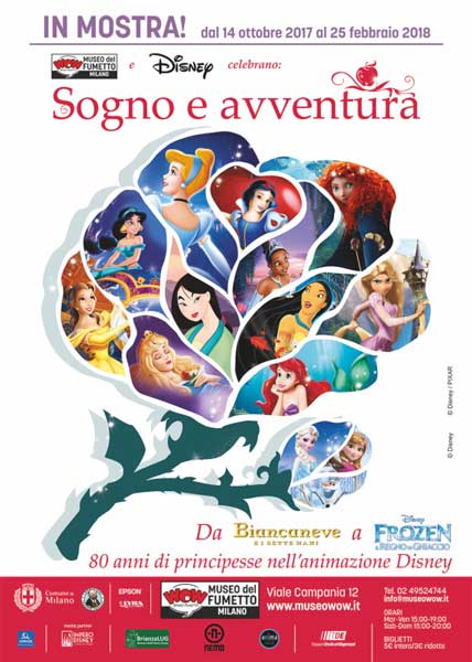 il poster della mostra Sogno e avventura il poster della mostra Sogno e avventura