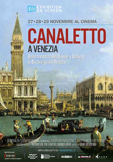 la locandina italiana di Canaletto a Venezia la locandina italiana di Canaletto a Venezia