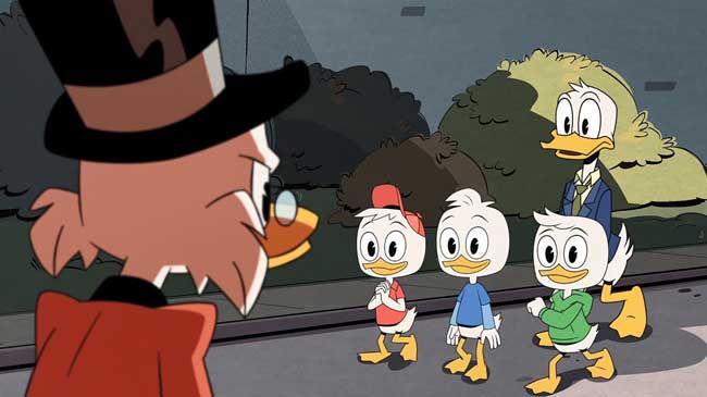Un’immagine tratta dalla serie televisiva Ducktales (2017) - Ph: courtesy of The Walt Disney Company Italia Un’immagine tratta dalla serie televisiva Ducktales (2017) - Ph: courtesy of The Walt Disney Company Italia