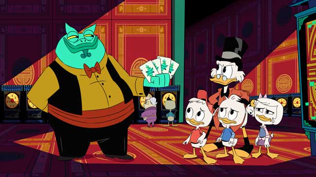 Un’immagine tratta dalla serie televisiva Ducktales (2017) - Ph: courtesy of The Walt Disney Company Italia Un’immagine tratta dalla serie televisiva Ducktales (2017) - Ph: courtesy of The Walt Disney Company Italia
