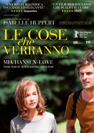 il poster italiano del film Le cose che verrano il poster italiano del film Le cose che verrano