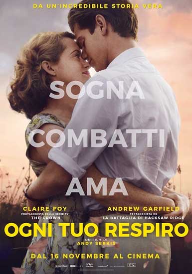 la locandina italiana del film Ogni tuo respiro la locandina italiana del film Ogni tuo respiro