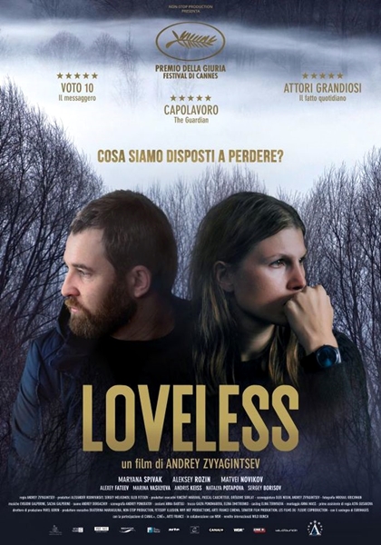 il poster italiano del film Loveless il poster italiano del film Loveless