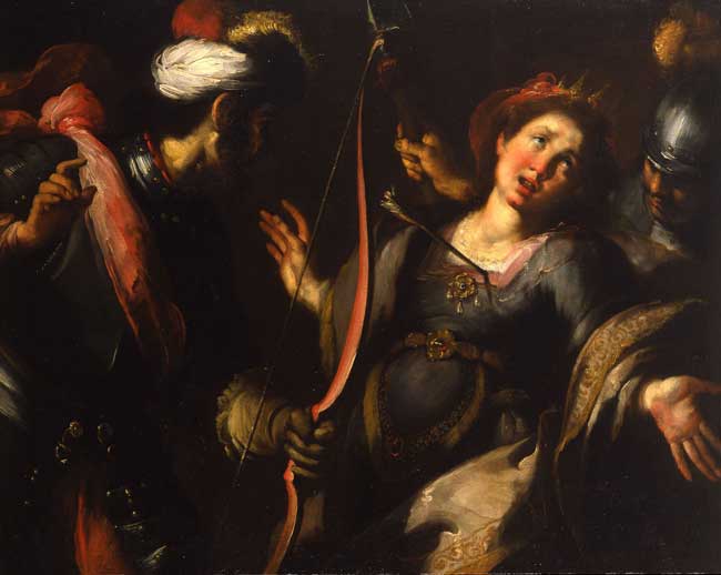 L’ultimo Caravaggio - Bernardo Strozzi, Martirio di sant’Orsola, 1615-1618 - olio su tela, 104 x 130 cm - Collezione privata. Courtesy Robilant+Voena L’ultimo Caravaggio - Bernardo Strozzi, Martirio di sant’Orsola, 1615-1618 - olio su tela, 104 x 130 cm - Collezione privata. Courtesy Robilant+Voena