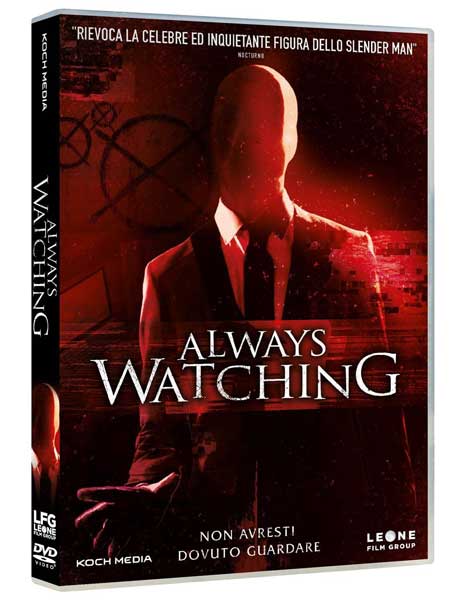 La cover del DVD del film horror Always Watching