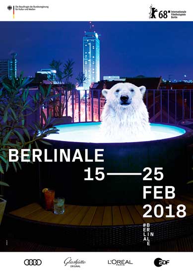 il poster della Berlinale 2018 © Internationale Filmfestspiele Berlin / Velvet Creative Office il poster della Berlinale 2018 © Internationale Filmfestspiele Berlin / Velvet Creative Office