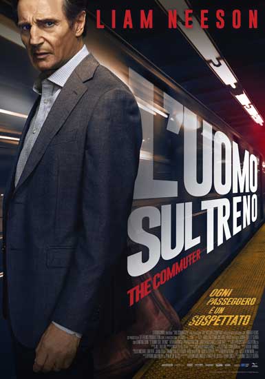 La locandina italiana del film L’uomo sul treno (2018) La locandina italiana del film L’uomo sul treno (2018)