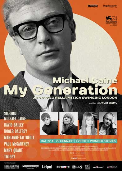 la locandina italiana del film My Generation la locandina italiana del film My Generation