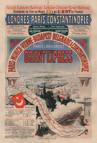 l’affiche originale dell’Orient Express l’affiche originale dell’Orient Express