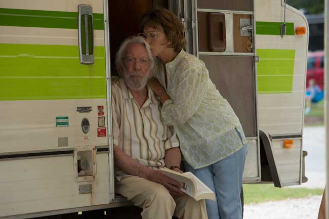 Helen Mirren e Donald Sutherland nel film The Leisure Seeker - Photo: courtesy of 01 Distribution