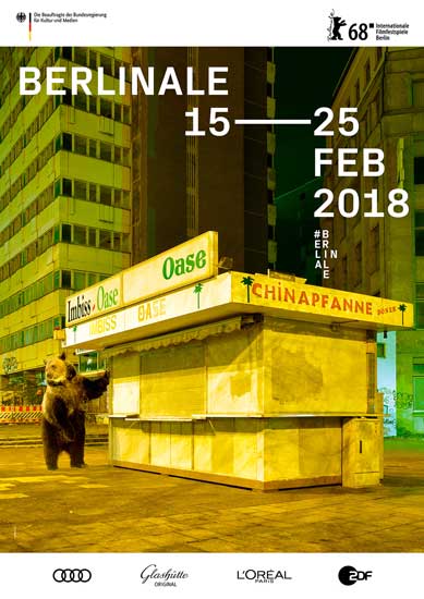 uno dei poster della Berlinale 2018 © Internationale Filmfestspiele Berlin / Velvet Creative Office i vincitori della Berlinale 2018. Poster © Internationale Filmfestspiele Berlin / Velvet Creative Office
