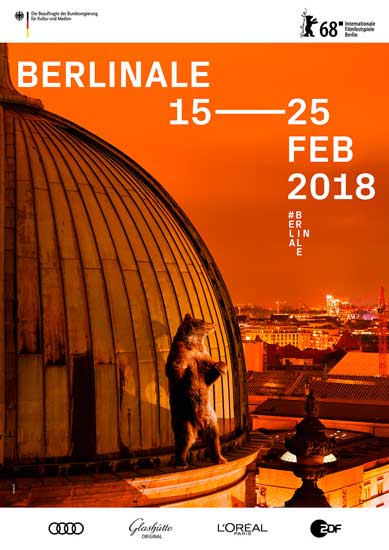 uno dei poster della Berlinale 2018 © Internationale Filmfestspiele Berlin / Velvet Creative Office uno dei poster della Berlinale 2018 © Internationale Filmfestspiele Berlin / Velvet Creative Office