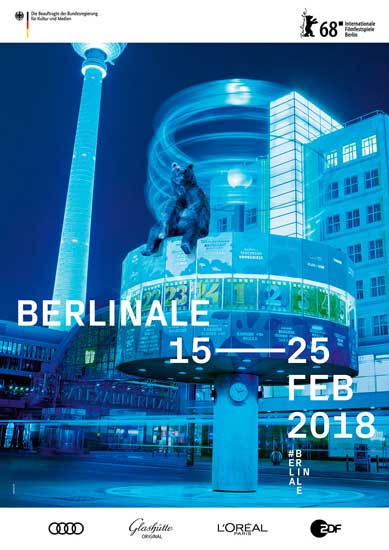 il poster della Berlinale 2018 © Internationale Filmfestspiele Berlin / Velvet Creative Office Le biografie alla Berlinale 2018 - Ph: il poster della Berlinale 2018 © Internationale Filmfestspiele Berlin / Velvet Creative Office