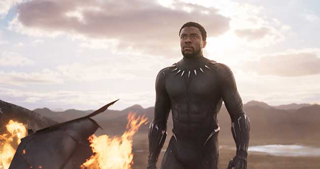 Chadwick Boseman è Black Panther – Photo: courtesy of MARVEL STUDIOS Chadwick Boseman è Black Panther – Photo: courtesy of MARVEL STUDIOS