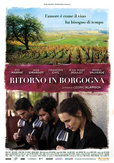 la locandina italiana del film Ritorno in Borgogna la locandina italiana del film Ritorno in Borgogna