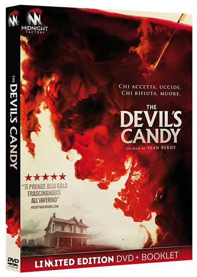 la cover del DVD del film horror The Devil’s Candy la cover del DVD del film horror The Devil’s Candy