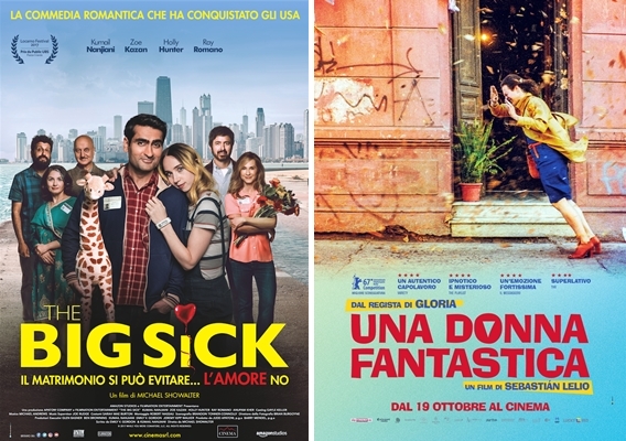 Poster film in lingua originale The Big Sick + Una donna fantastica Poster film in lingua originale The Big Sick + Una donna fantastica