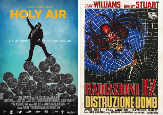 Poster film in lingua originale Holy Air + Radiazioni BX Poster film in lingua originale Holy Air + Radiazioni BX