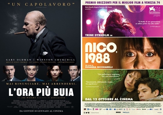 Poster film in lingua originale L'ora più buia + Nico 1988 Poster film in lingua originale L'ora più buia + Nico 1988