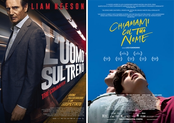 Poster film in lingua originale L'uomo sul treno + Chiamami col tuo nome Poster film in lingua originale L'uomo sul treno + Chiamami col tuo nome