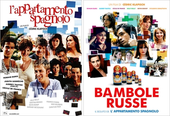 Poster film in lingua originale L'appartamento spagnolo + Bambole russe Poster film in lingua originale L'appartamento spagnolo + Bambole russe