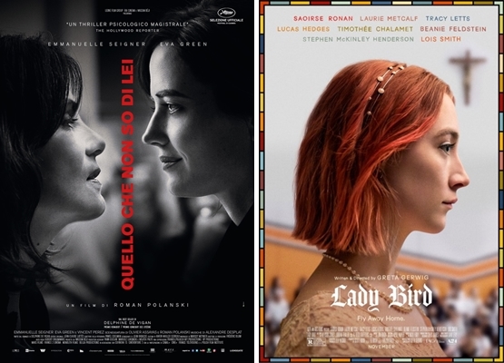 Poster film in lingua originale Quello che non so di lei + Lady Bird Poster film in lingua originale Quello che non so di lei + Lady Bird
